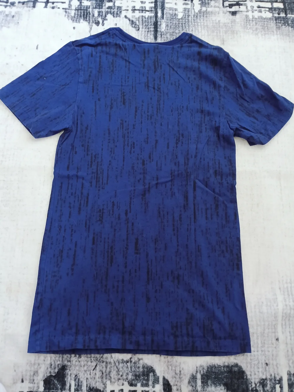 Nike Blue Graphic‎ Tee with Neon Logo